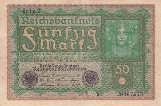 50 Mark 1919 ro.62b L